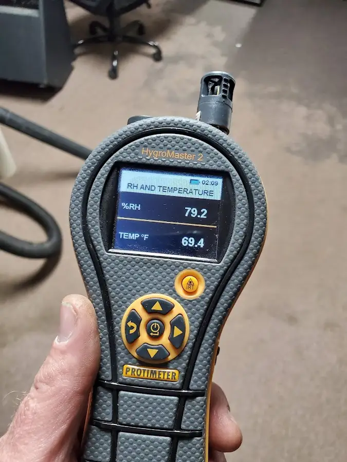 Moisture meter humidity assessment for Fire & Smoke Damage Restoration in Northampton